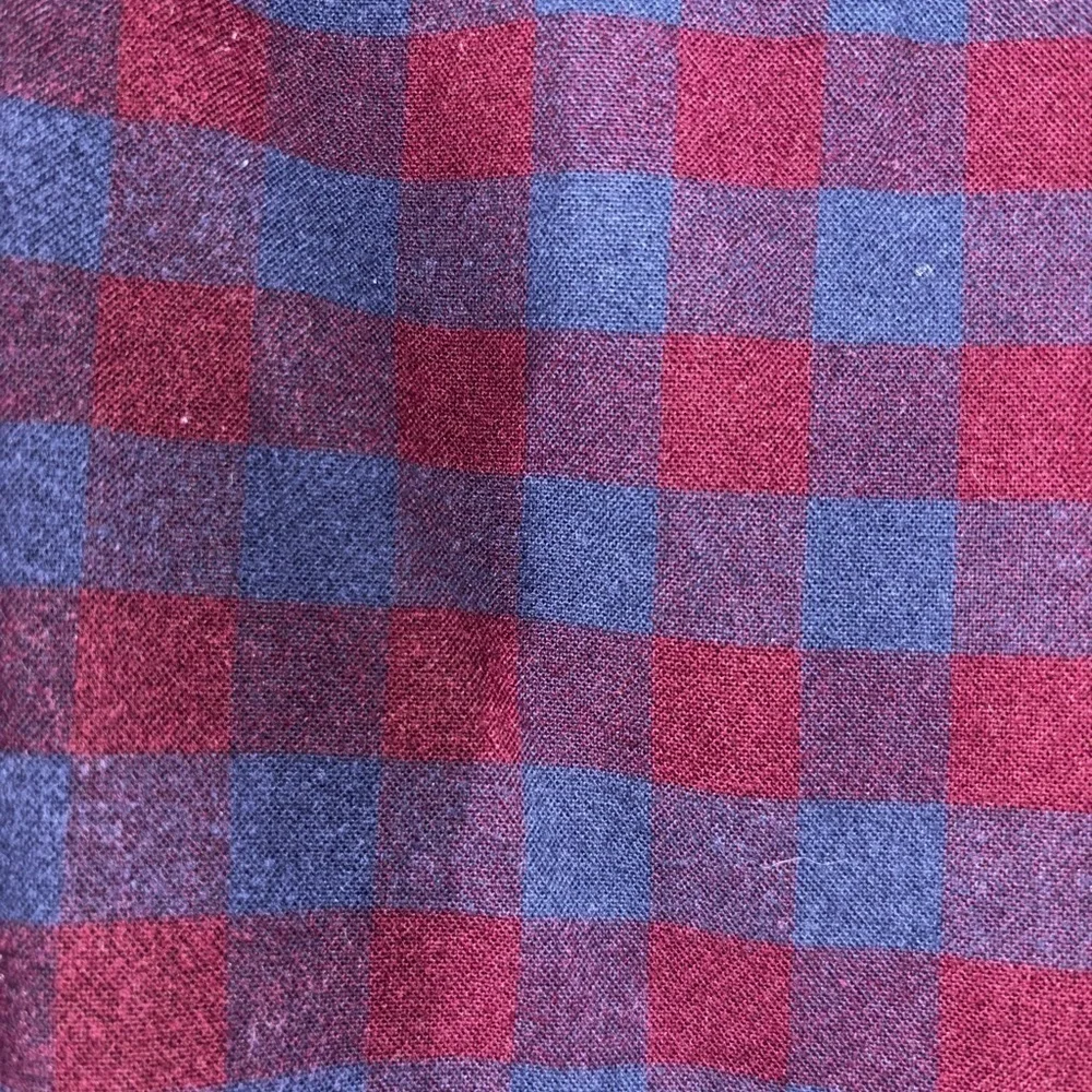 American Eagle Outfitters Red and Blue Plaid Shirt